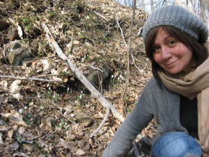 Isabelle Dijols,The hillside of Sanguinaria canadensis, Pennypackpark, Philadelphia