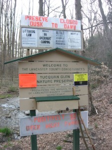  Trailhead at River Road, Tucquan Glen Nature Preserve, Lancaster County, Pennsylvania