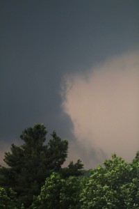 Funnel Cloud at 5 pm  by Brian Solomon.  Monson Massachusetts