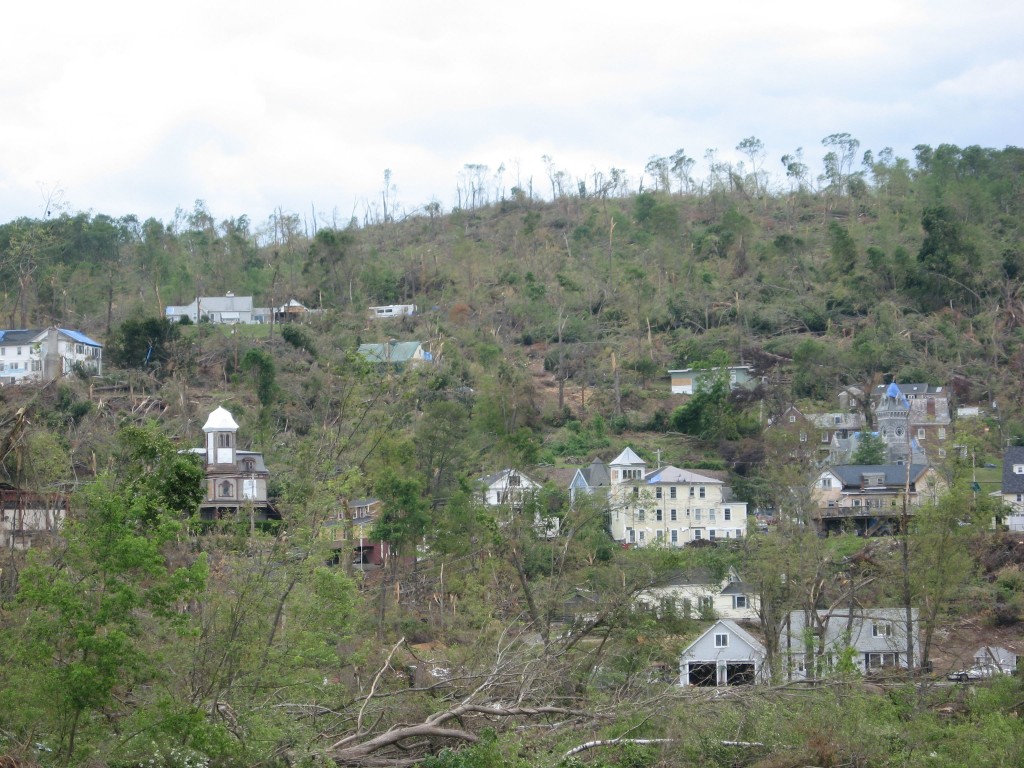 The Aftermath of the June 2011 tornado,  Monson Massachusetts