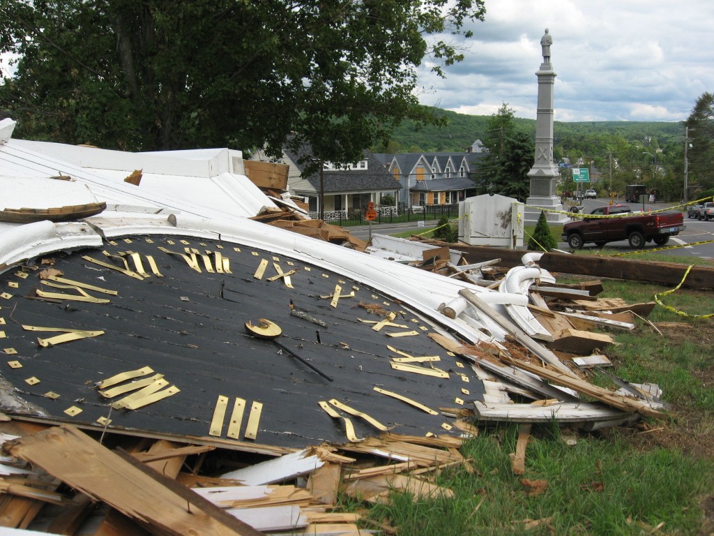 The aftermath of the June 2011 tornado,  Monson Massachusetts