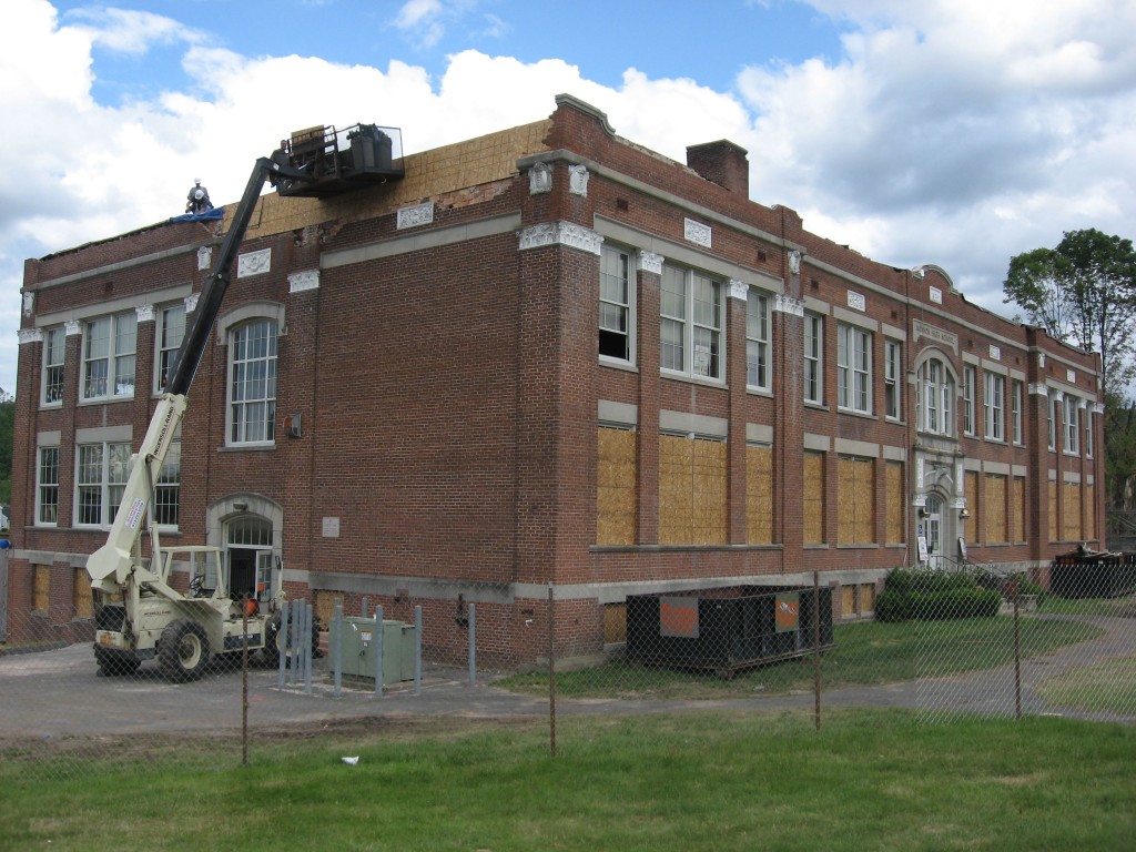 The aftermath of the June 2011 tornado,  Monson Massachusetts