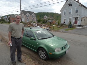 Sean on Bethany Road Monson  Photo by Brian Solomon