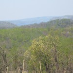 The lower Susquehanna River valley overlooking Shenks Ferry Wildflower Preserve