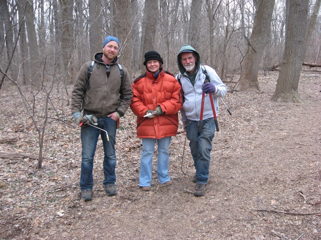 Our annual Japanese Angelica Tree removal workday