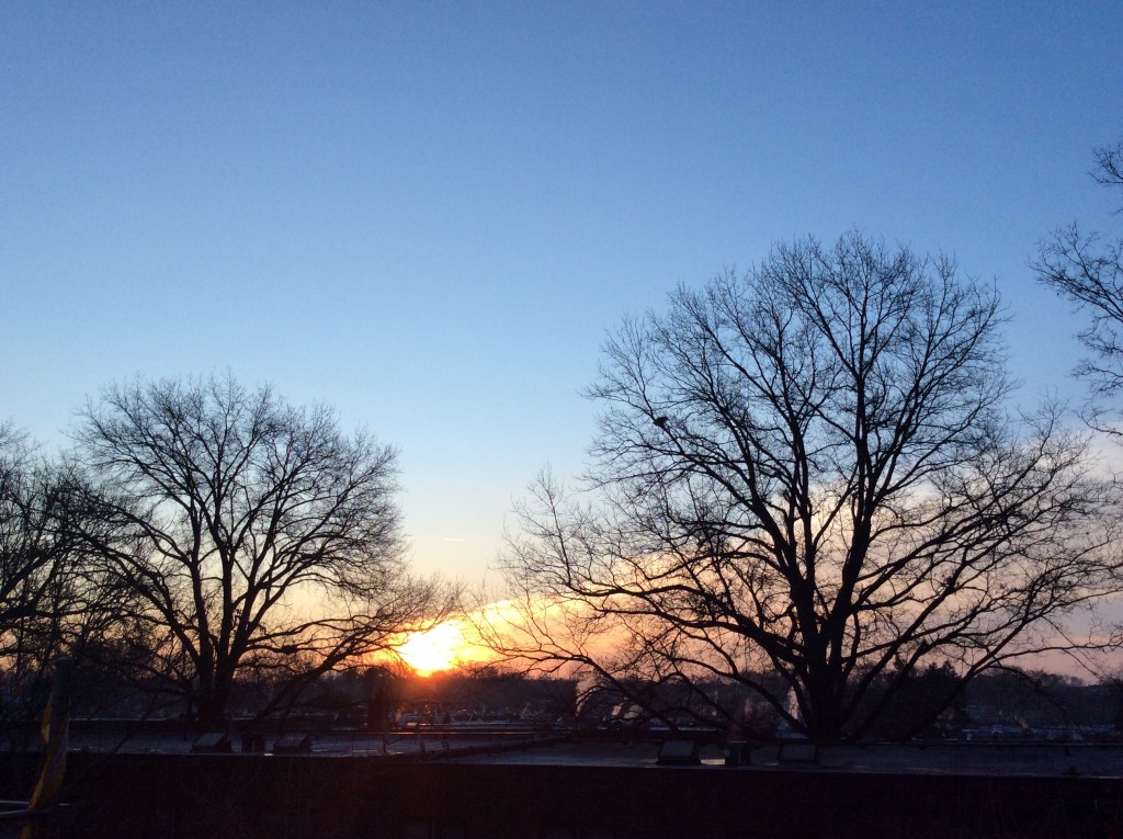 Sunrise in Overbrook, Philadelphia